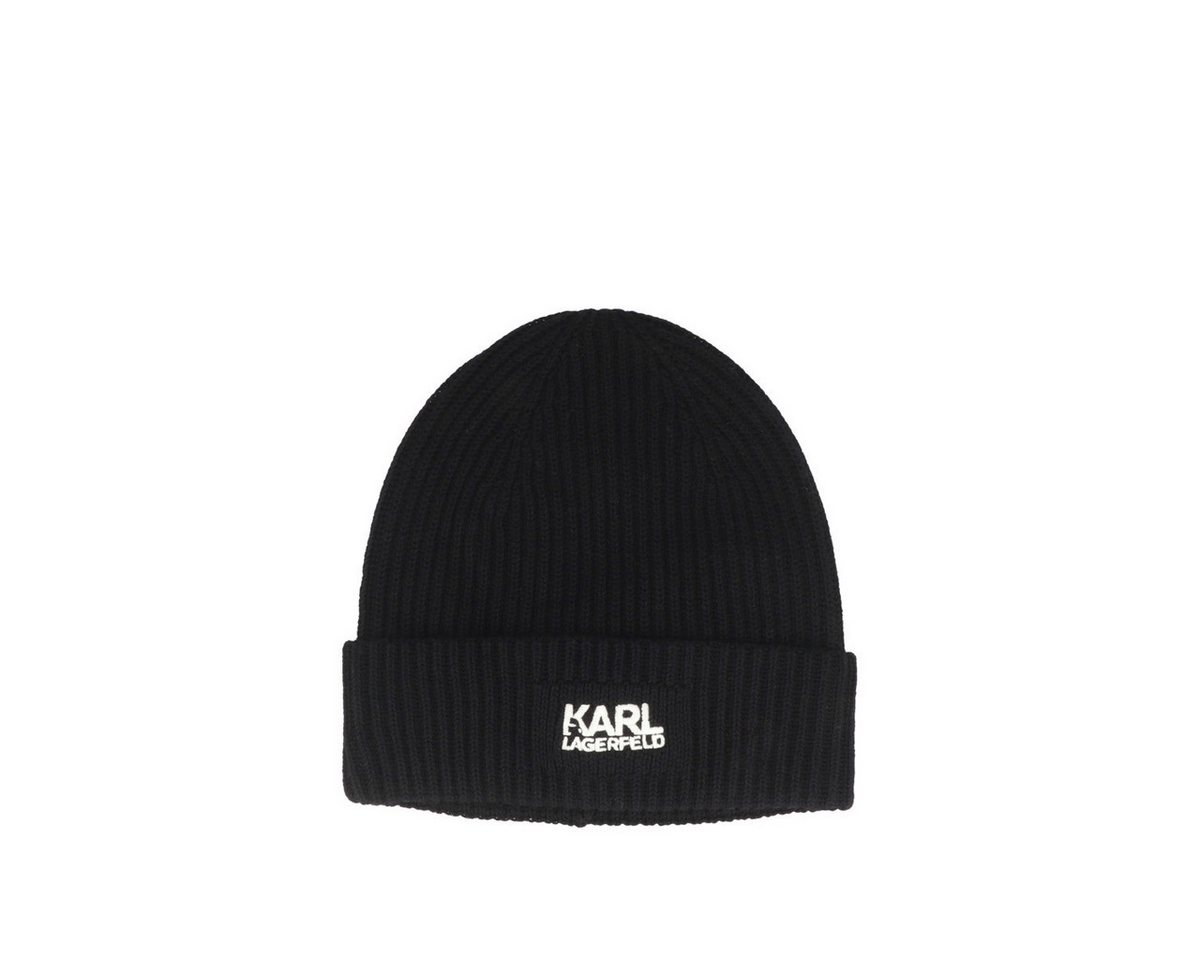 KARL LAGERFELD Strickmütze 805601 Herren Beanie, Kopfbedeckung, Wintermütze, Strickmütze, Funktionsmütze KARL LAGERFELD Strickmütze 805601 Herren Beanie, Kopfbedeckung, Wintermütze, Strickmütze, Funktionsmütze von KARL LAGERFELD