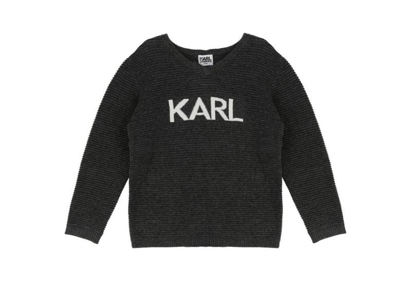 KARL LAGERFELD Strickpullover KARL LAGERFELD Kids Pullover Strick V-Ausschnitt edel von KARL LAGERFELD