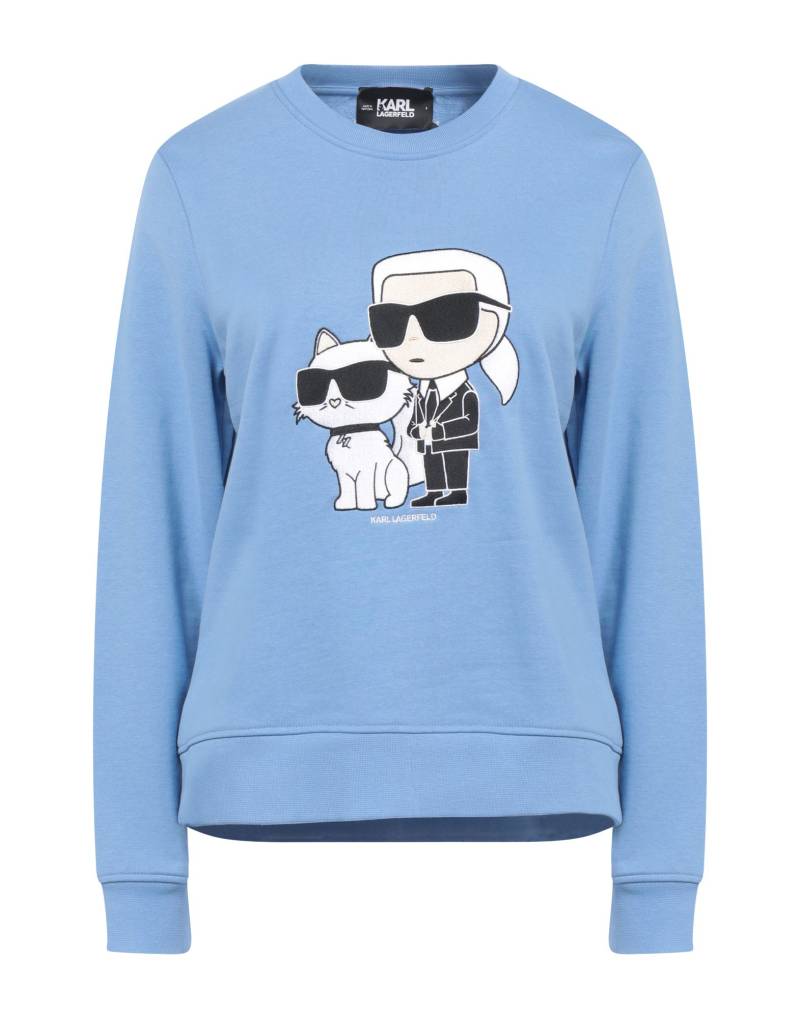 KARL LAGERFELD Sweatshirt Damen Hellblau von KARL LAGERFELD