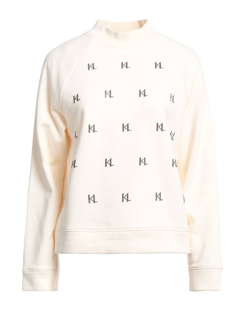 KARL LAGERFELD Sweatshirt Damen Elfenbein von KARL LAGERFELD