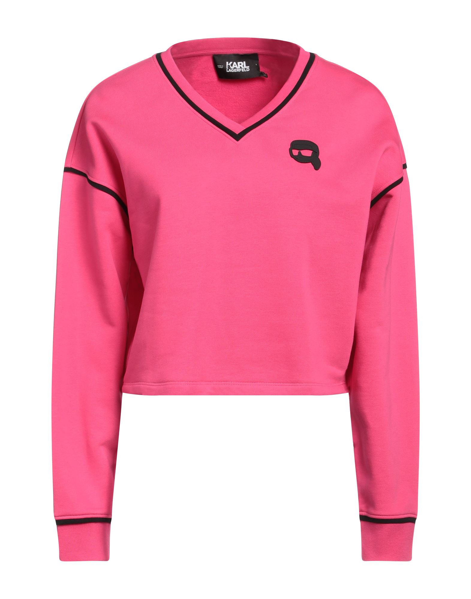 KARL LAGERFELD Sweatshirt Damen Fuchsia von KARL LAGERFELD