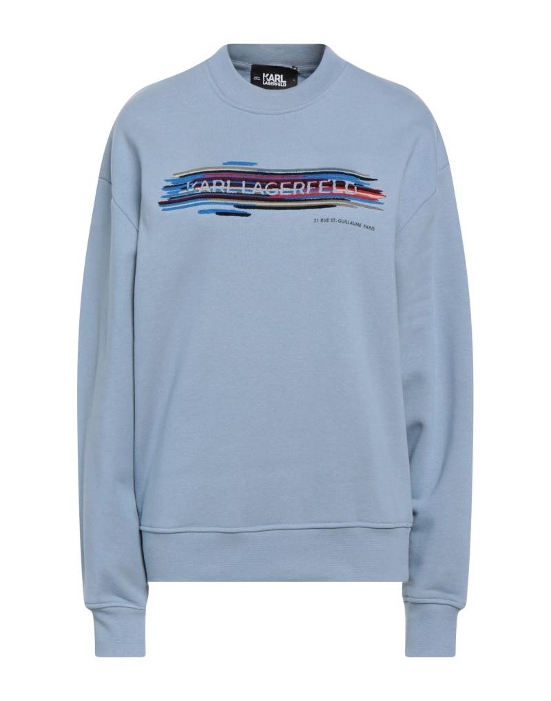 KARL LAGERFELD Sweatshirt Damen Hellblau von KARL LAGERFELD
