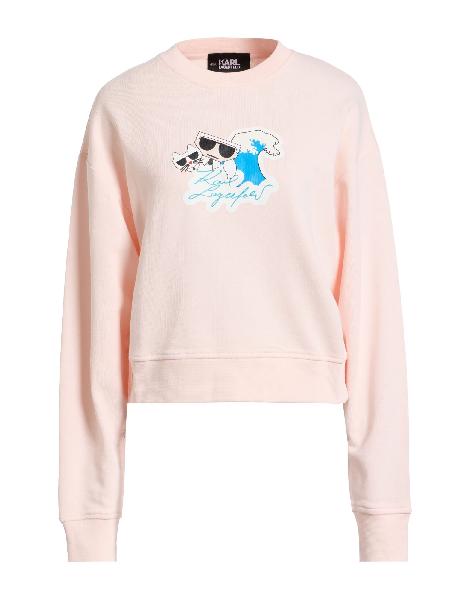 KARL LAGERFELD Sweatshirt Damen Hellrosa KARL LAGERFELD Sweatshirt Damen Hellrosa von KARL LAGERFELD