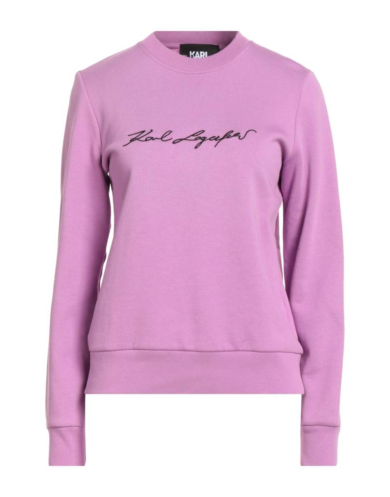 KARL LAGERFELD Sweatshirt Damen Malve von KARL LAGERFELD