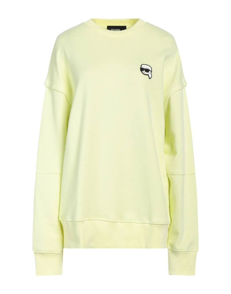 KARL LAGERFELD Sweatshirt Damen Pastellgelb von KARL LAGERFELD