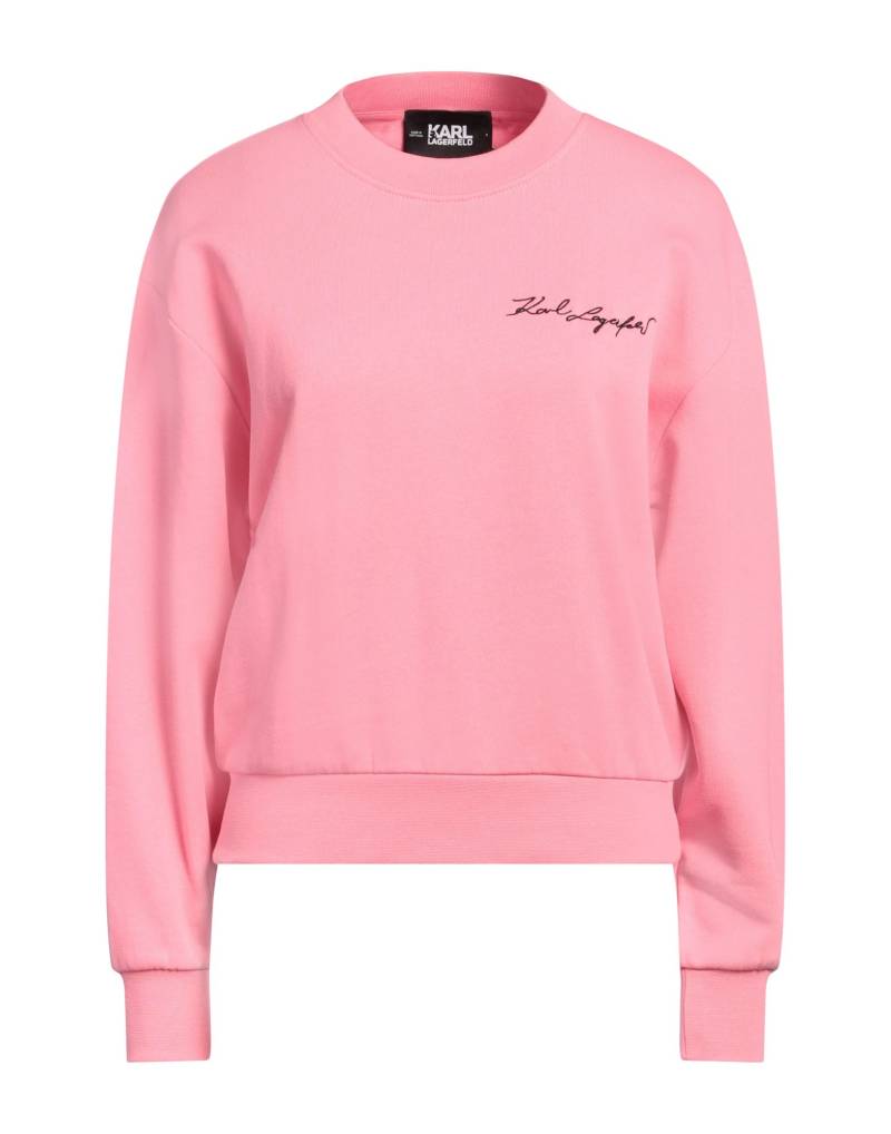 KARL LAGERFELD Sweatshirt Damen Rosa von KARL LAGERFELD