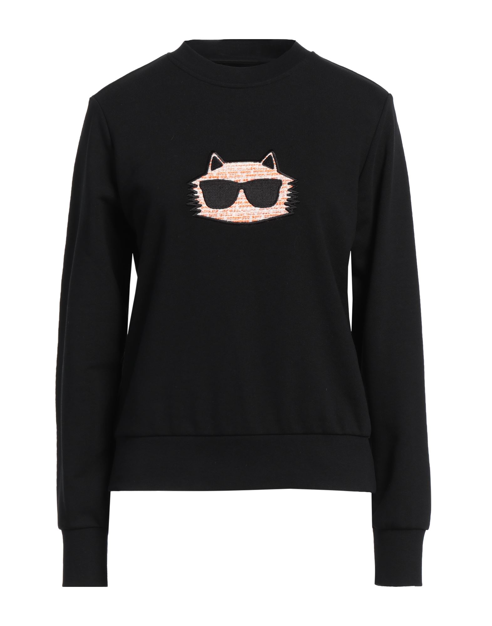 KARL LAGERFELD Sweatshirt Damen Schwarz KARL LAGERFELD Sweatshirt Damen Schwarz von KARL LAGERFELD