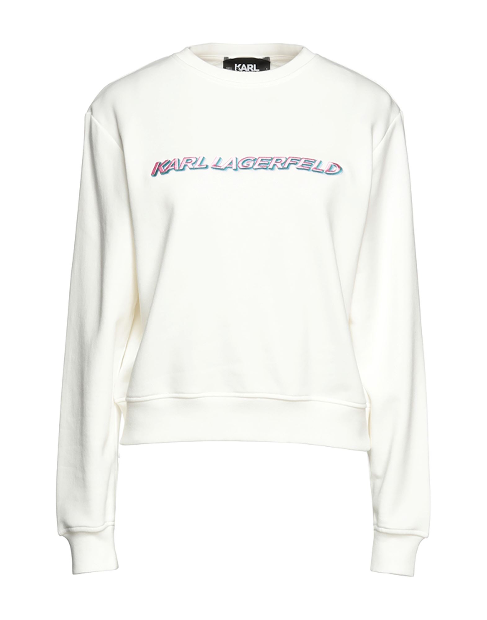 KARL LAGERFELD Sweatshirt Damen Weiß von KARL LAGERFELD