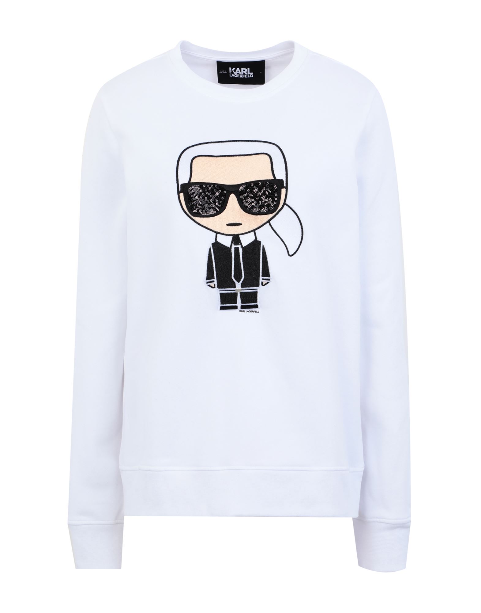 KARL LAGERFELD Sweatshirt Damen Weiß von KARL LAGERFELD