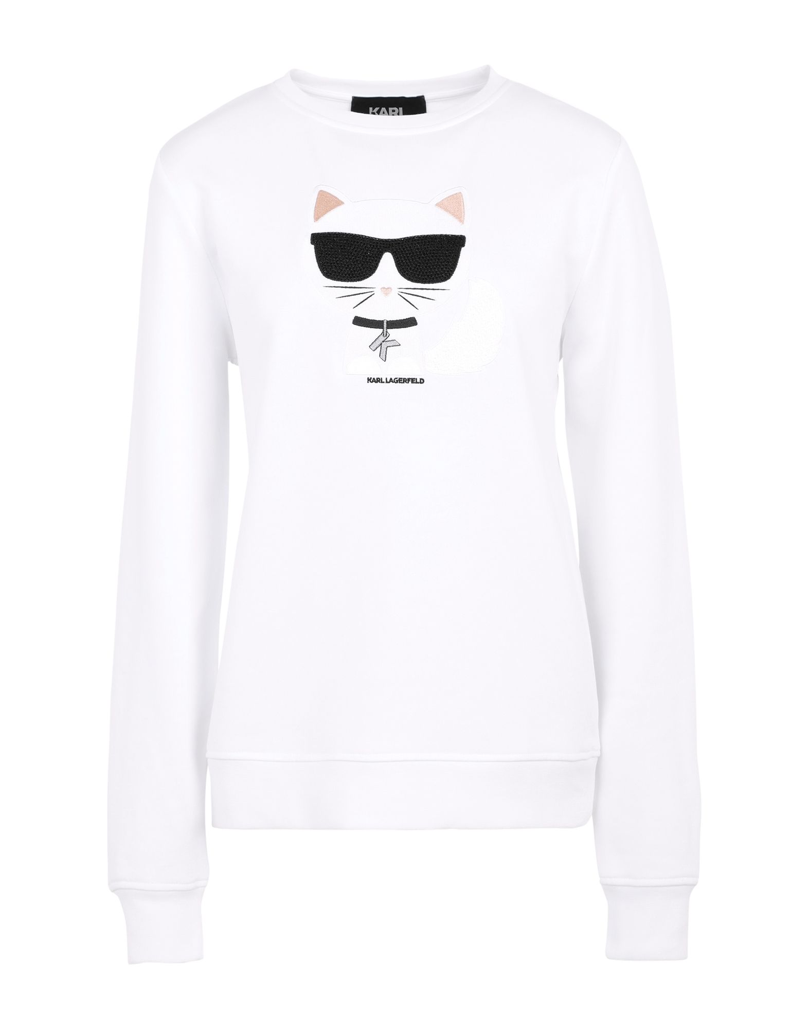 KARL LAGERFELD Sweatshirt Damen Weiß von KARL LAGERFELD