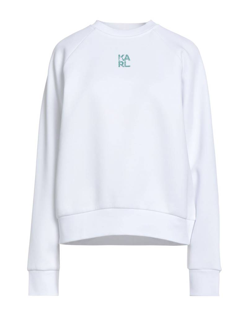 KARL LAGERFELD Sweatshirt Damen Weiß von KARL LAGERFELD