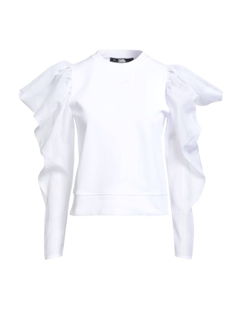 KARL LAGERFELD Sweatshirt Damen Weiß von KARL LAGERFELD