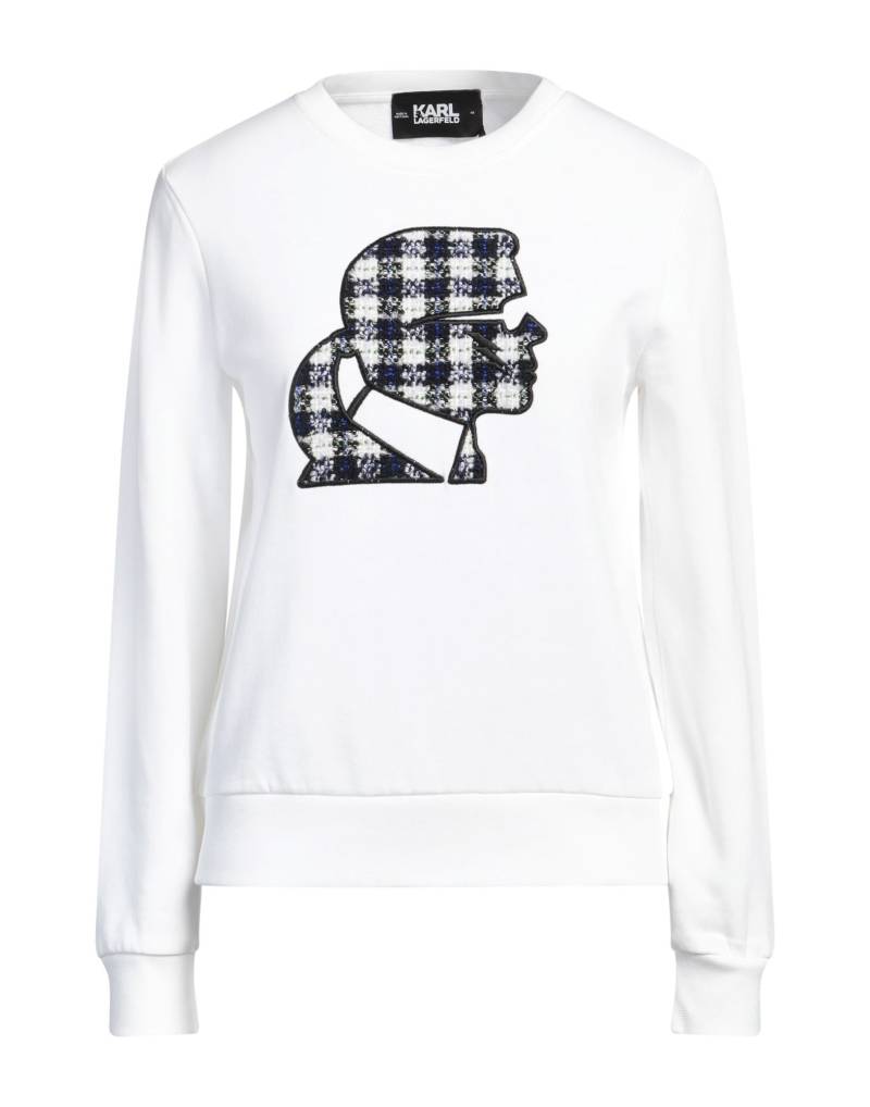 KARL LAGERFELD Sweatshirt Damen Weiß von KARL LAGERFELD