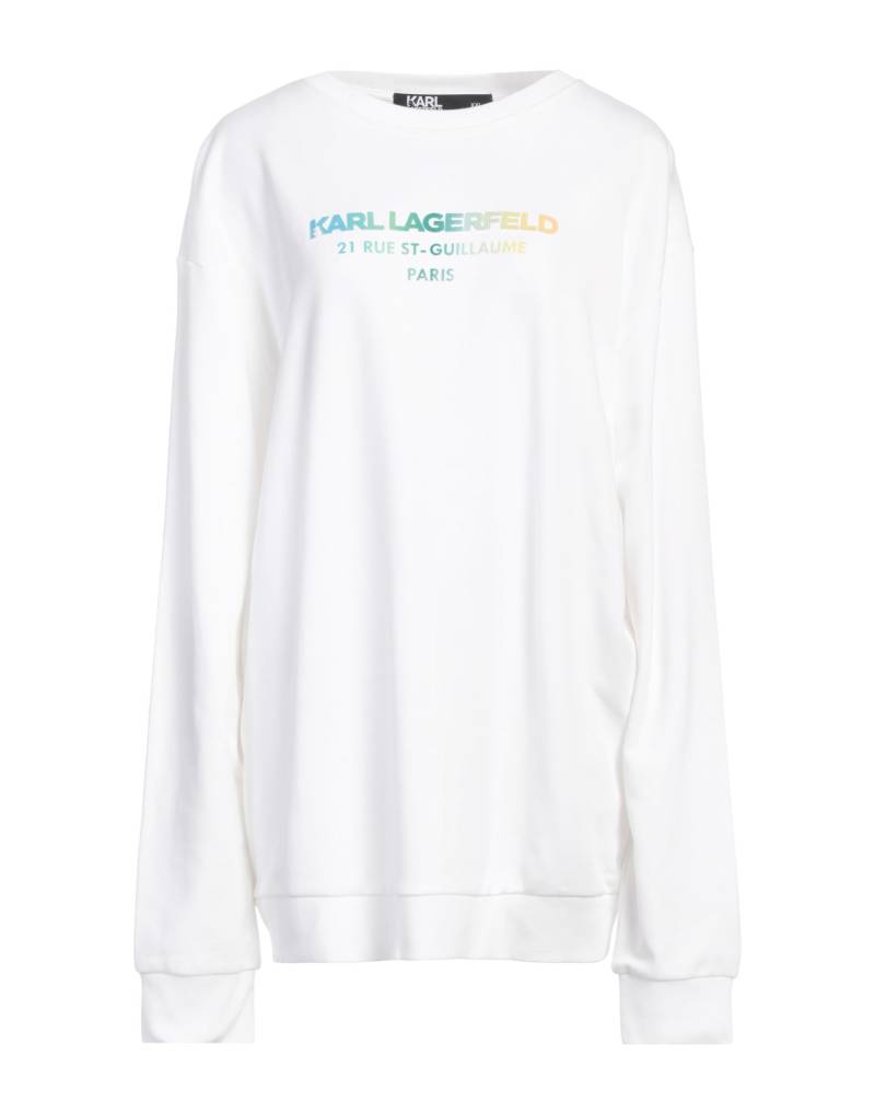 KARL LAGERFELD Sweatshirt Damen Weiß von KARL LAGERFELD
