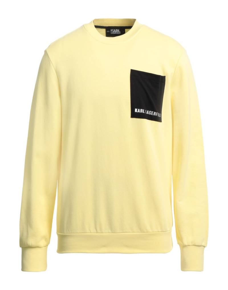 KARL LAGERFELD Sweatshirt Herren Gelb von KARL LAGERFELD