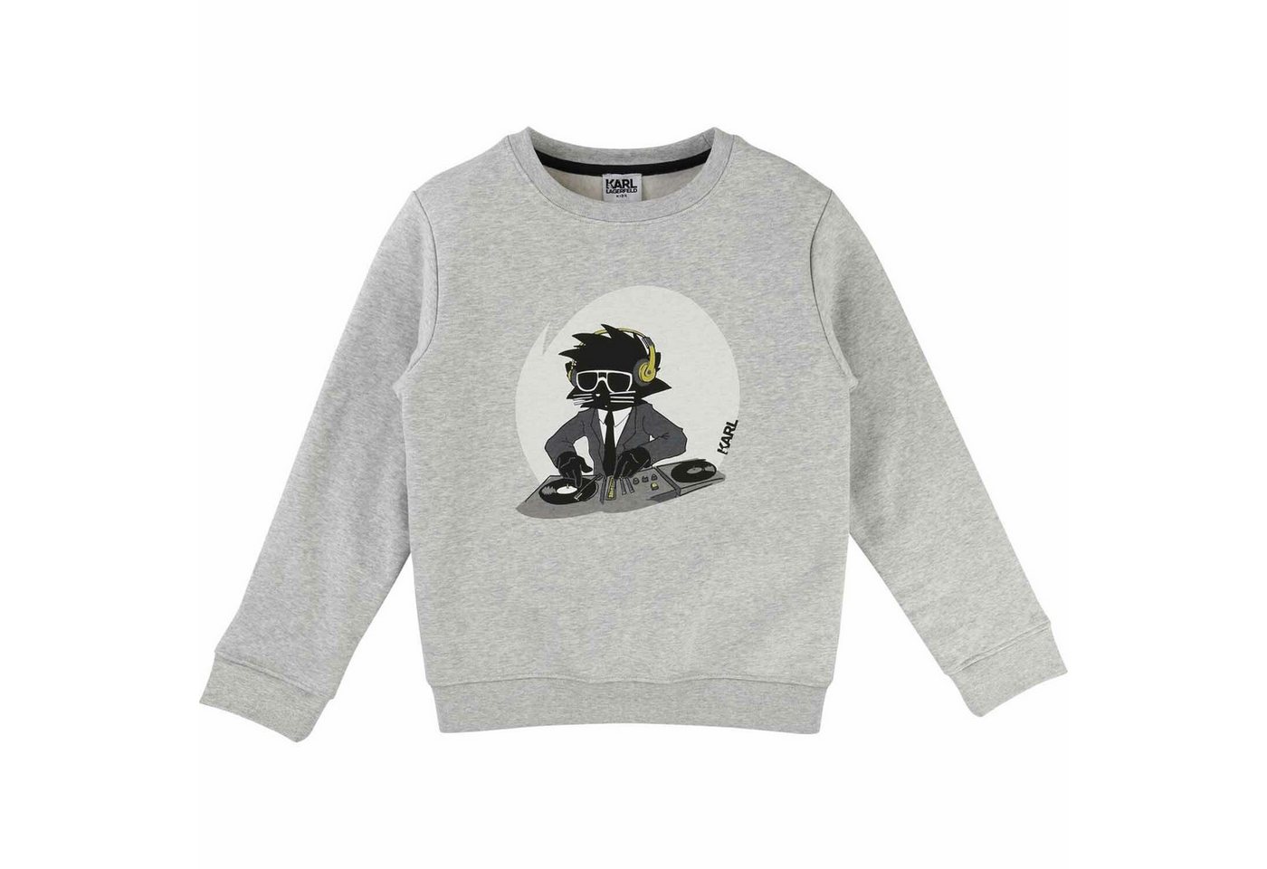 KARL LAGERFELD Sweatshirt KARL LAGERFELD Kids Sweatshirt DJ greymelange Katze Choupette von KARL LAGERFELD