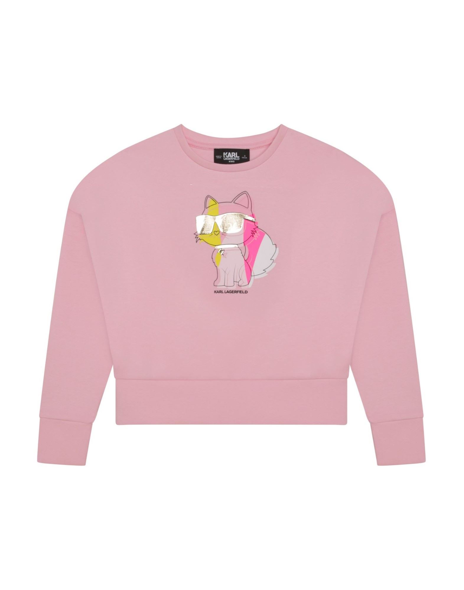 KARL LAGERFELD Sweatshirt Kinder Hellrosa von KARL LAGERFELD