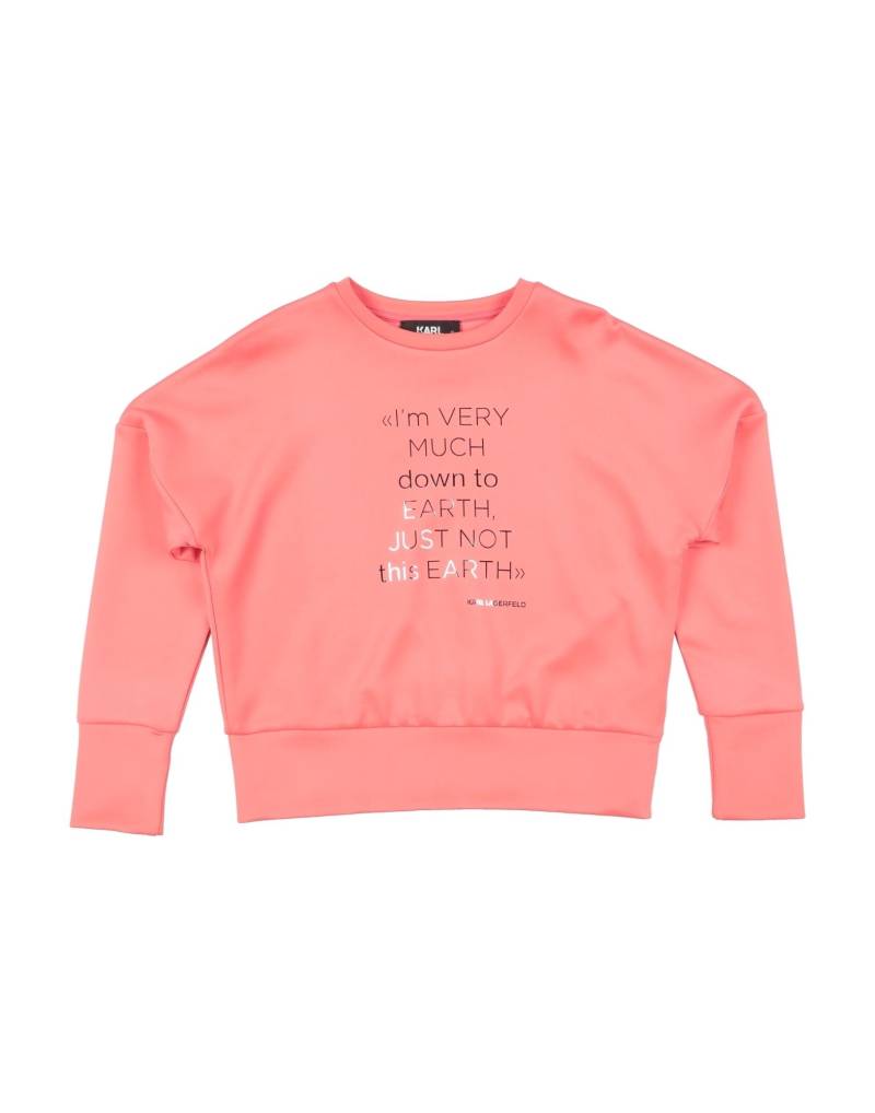 KARL LAGERFELD Sweatshirt Kinder Lachs von KARL LAGERFELD