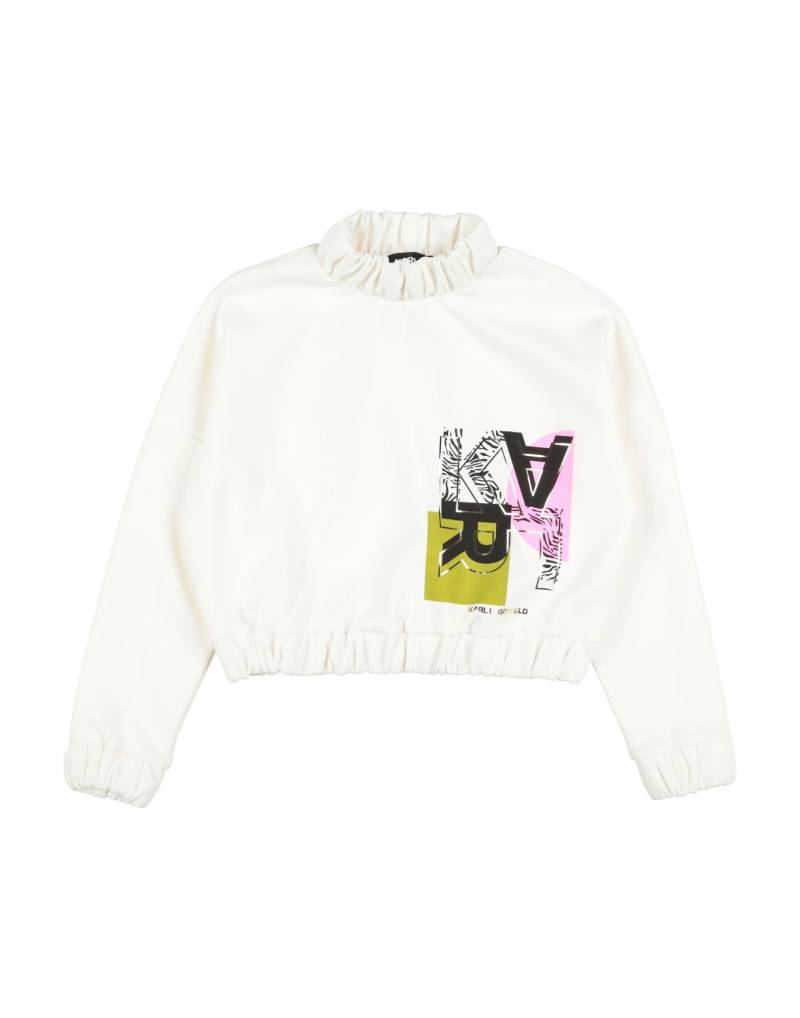 KARL LAGERFELD Sweatshirt Kinder Off white von KARL LAGERFELD