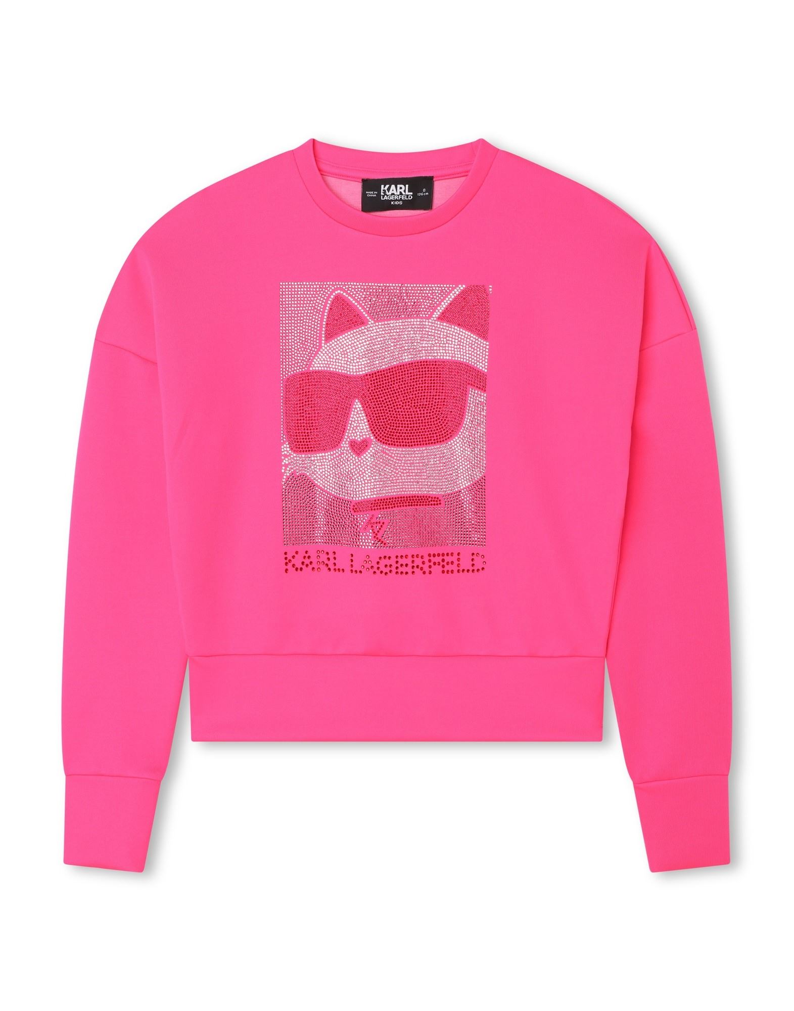 KARL LAGERFELD Sweatshirt Kinder Rosa von KARL LAGERFELD