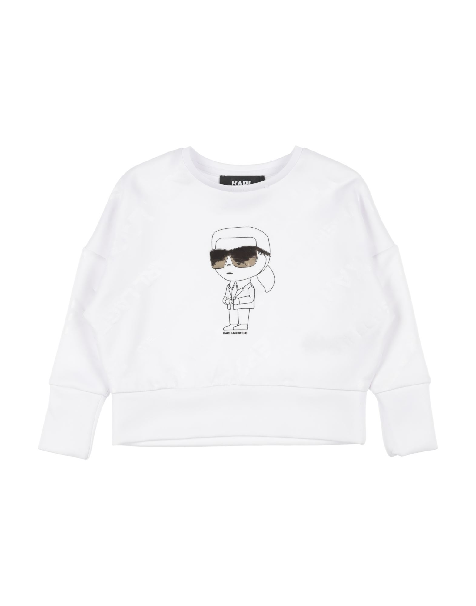 KARL LAGERFELD Sweatshirt Kinder Weiß von KARL LAGERFELD