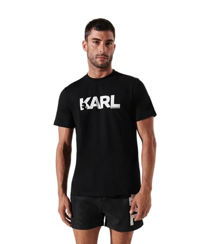 KARL LAGERFELD T-Shirt, Black & White von KARL LAGERFELD