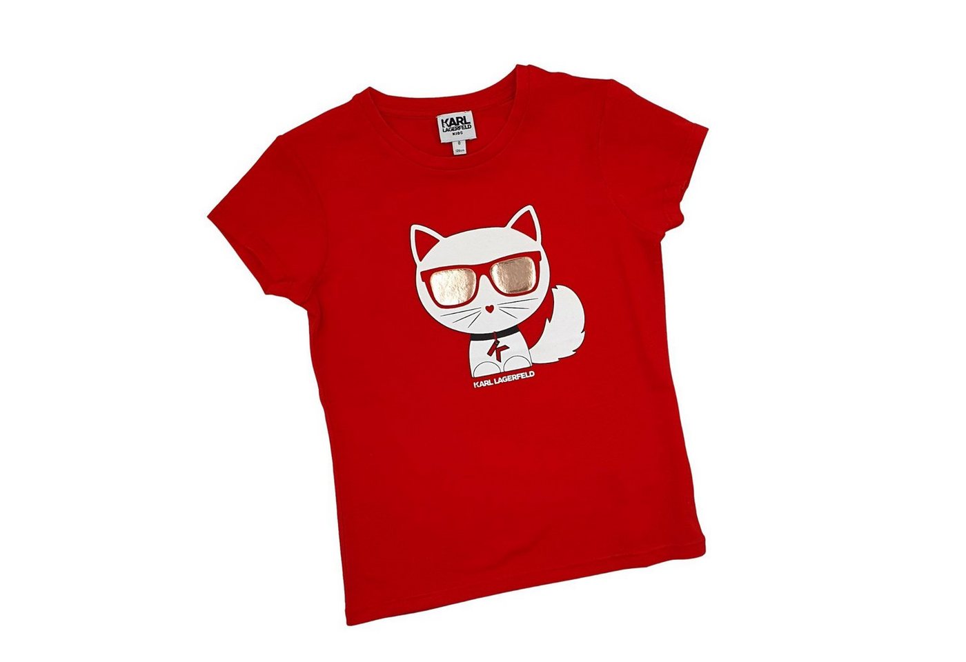 KARL LAGERFELD T-Shirt Karl Lagerfeld T-Shirt rot Katze Choupette von KARL LAGERFELD