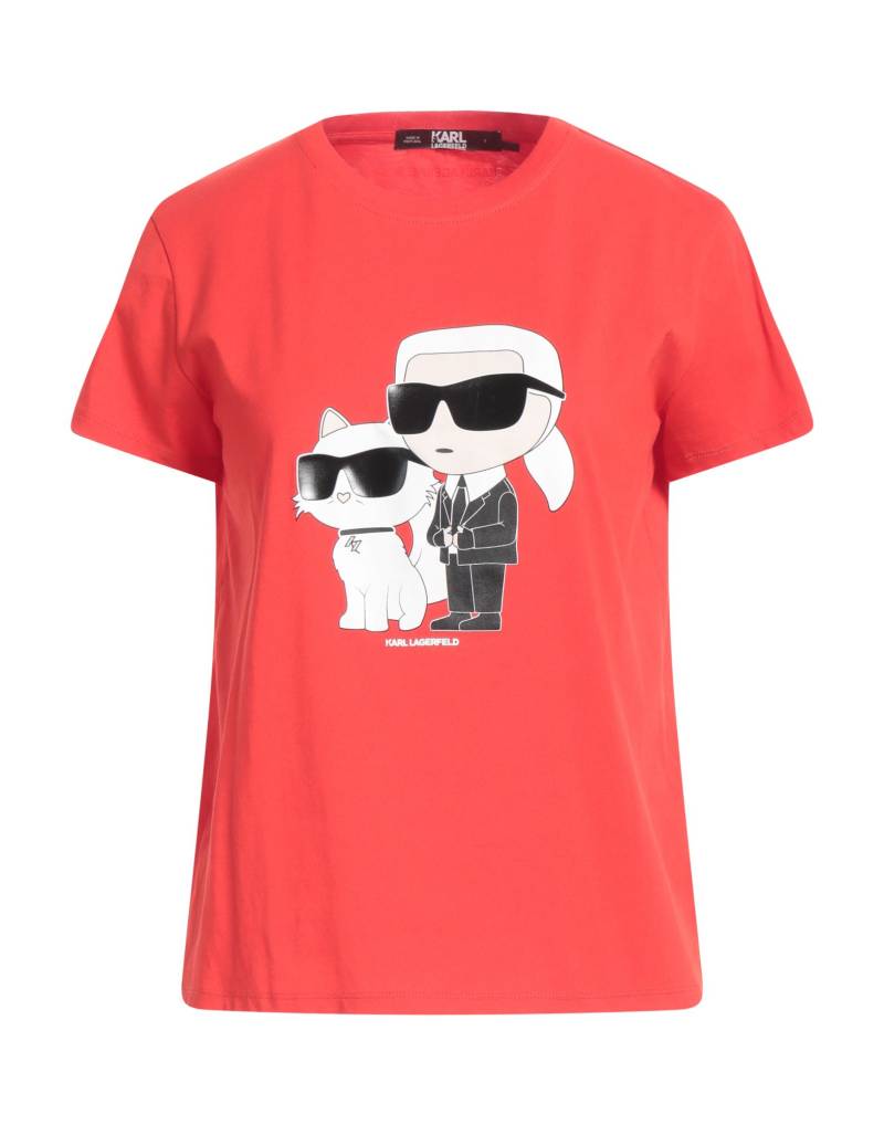 KARL LAGERFELD T-shirts Damen Rot von KARL LAGERFELD