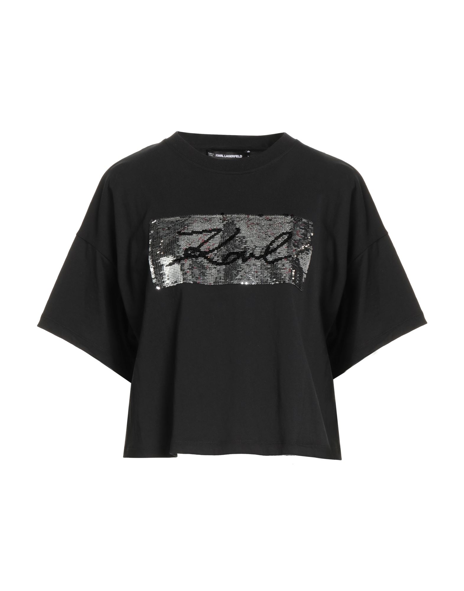 KARL LAGERFELD T-shirts Damen Schwarz KARL LAGERFELD T-shirts Damen Schwarz von KARL LAGERFELD