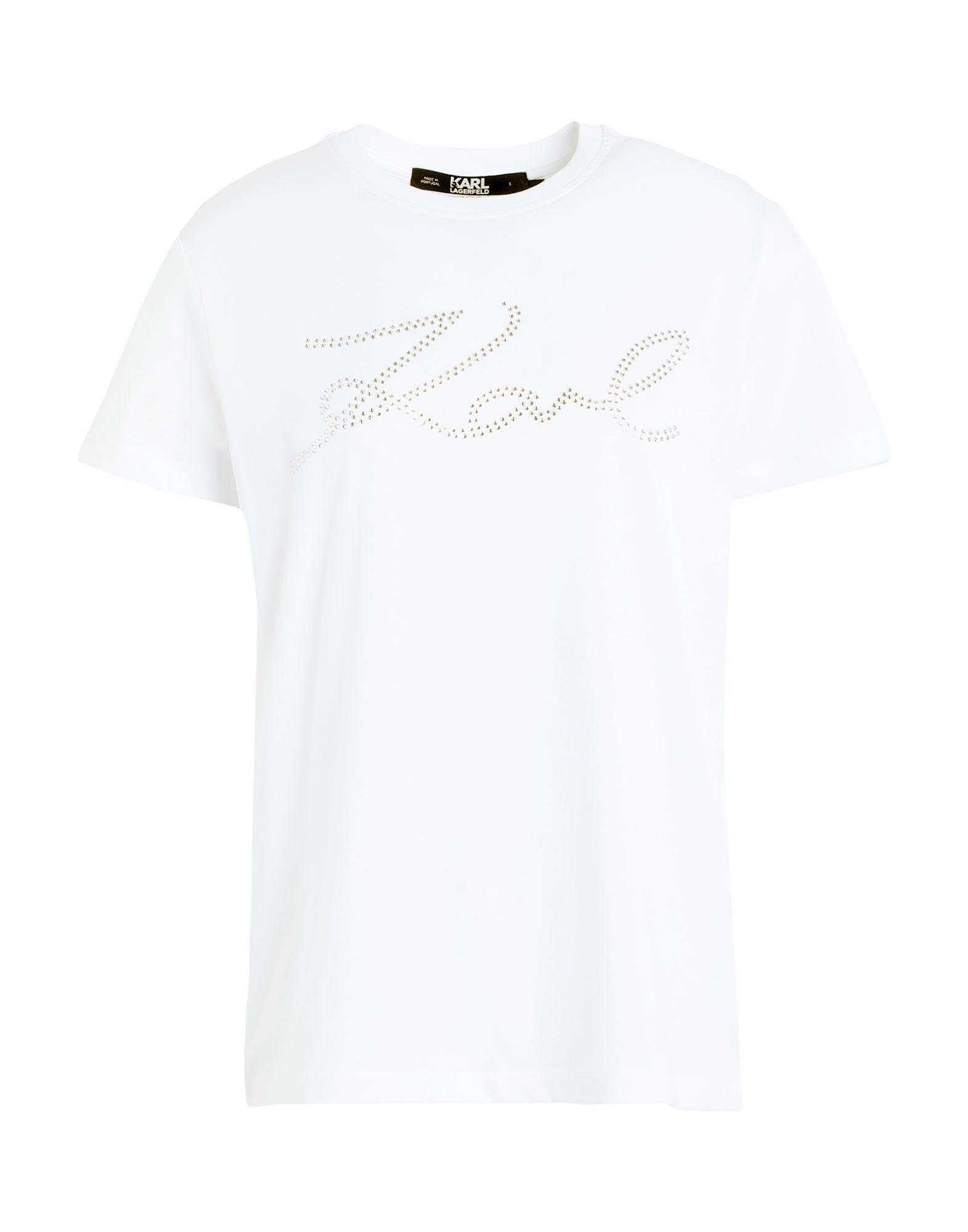 KARL LAGERFELD T-shirts Damen Weiß KARL LAGERFELD T-shirts Damen Weiß von KARL LAGERFELD