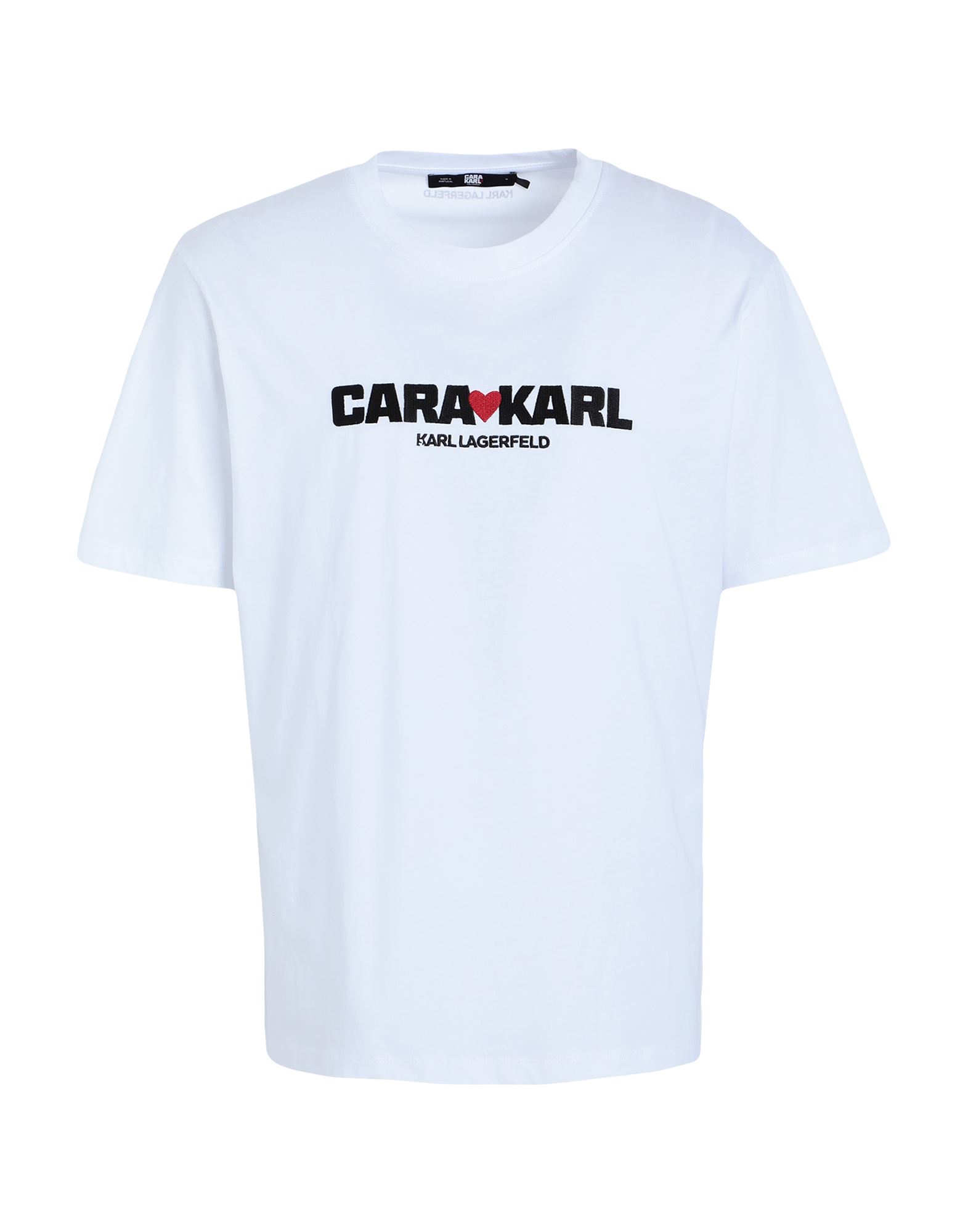 KARL LAGERFELD T-shirts Unisex Weiß von KARL LAGERFELD