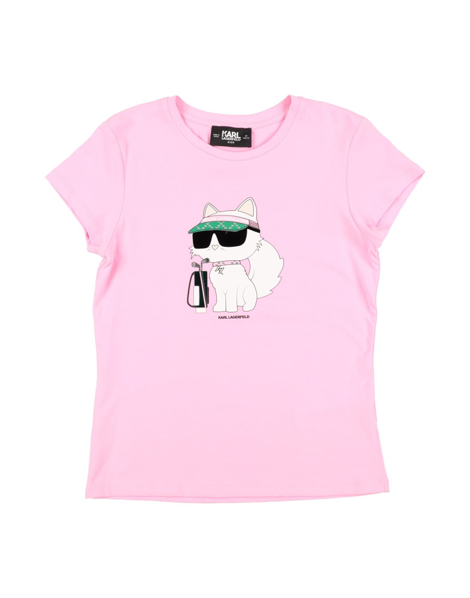 KARL LAGERFELD T-shirts Kinder Rosa von KARL LAGERFELD