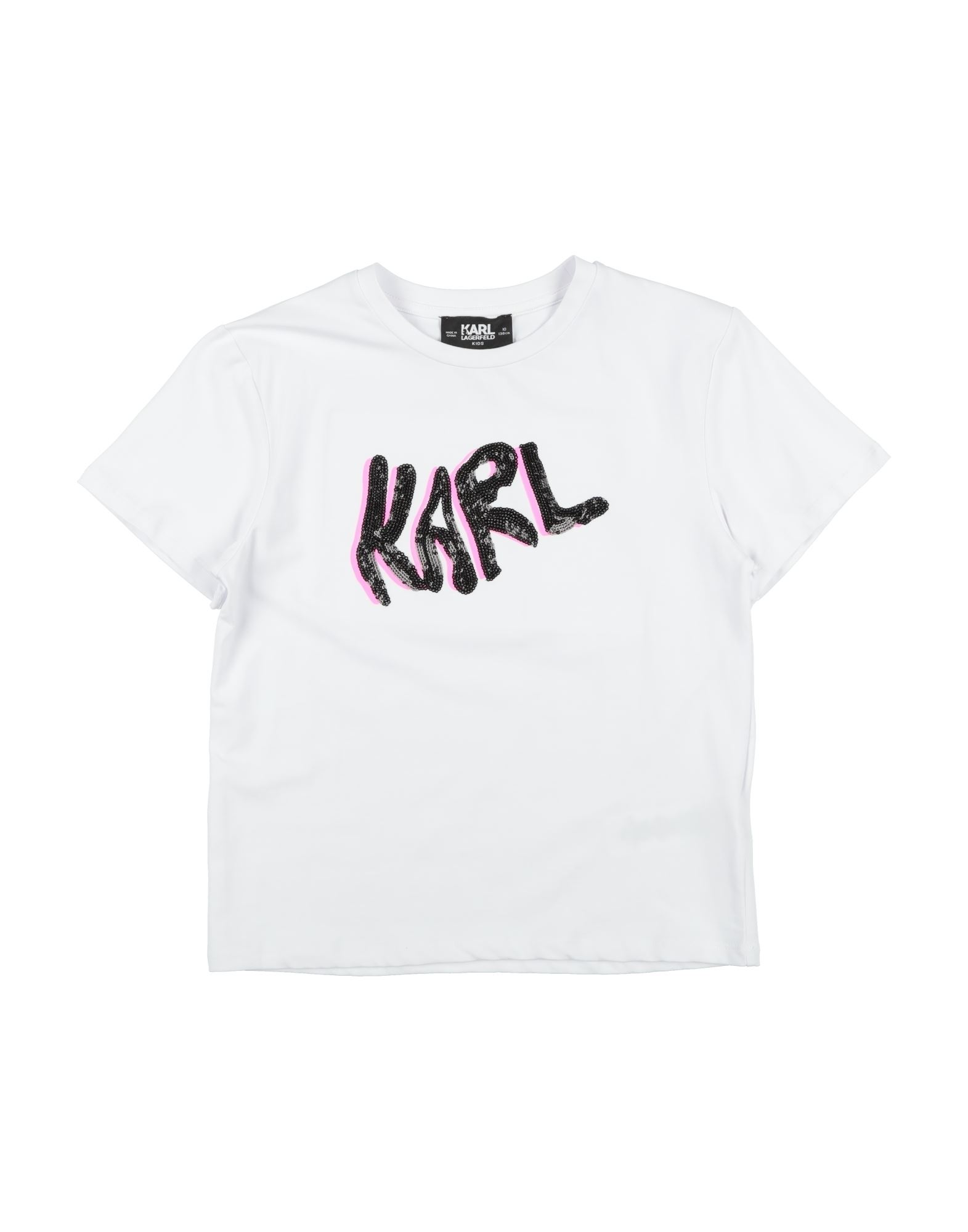 KARL LAGERFELD T-shirts Kinder Weiß von KARL LAGERFELD