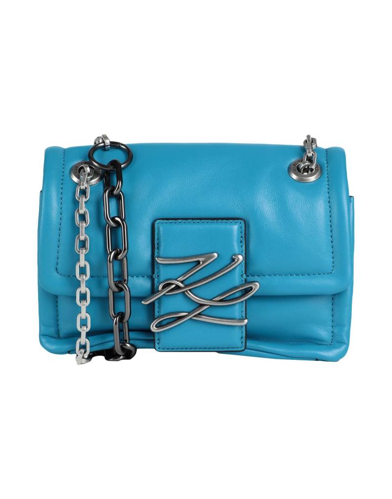 KARL LAGERFELD Umhängetasche Damen Azurblau von KARL LAGERFELD