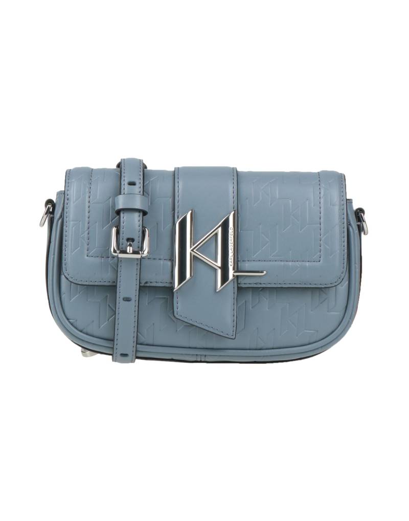 KARL LAGERFELD Umhängetasche Damen Blaugrau von KARL LAGERFELD