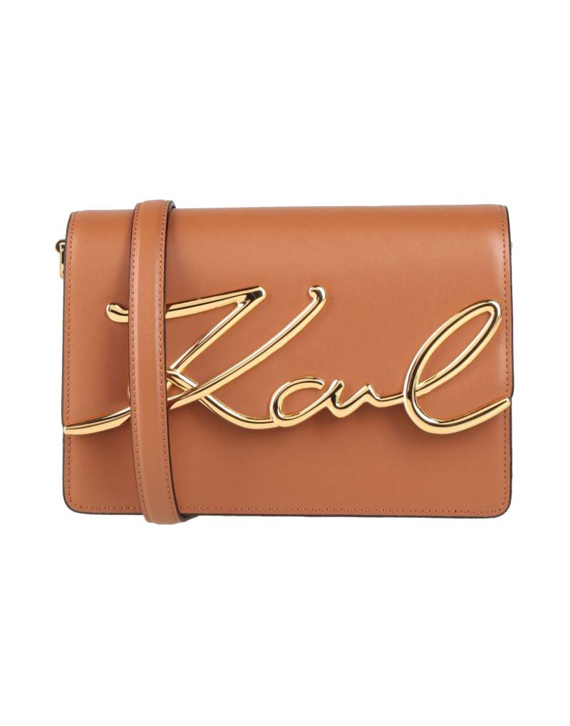 KARL LAGERFELD Umhängetasche Damen Kamel von KARL LAGERFELD