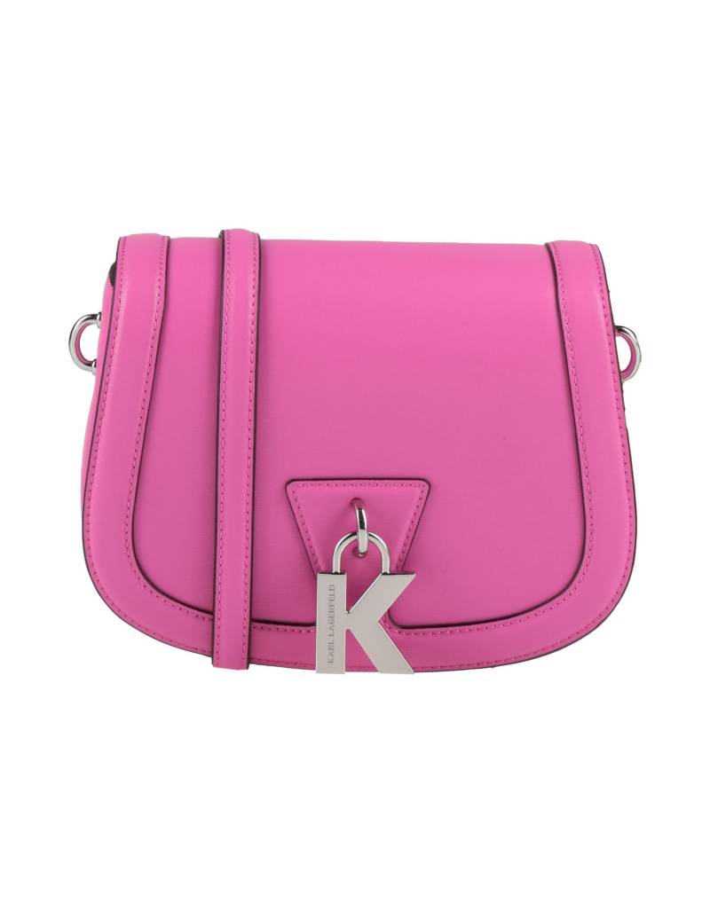 KARL LAGERFELD Umhängetasche Damen Magenta von KARL LAGERFELD
