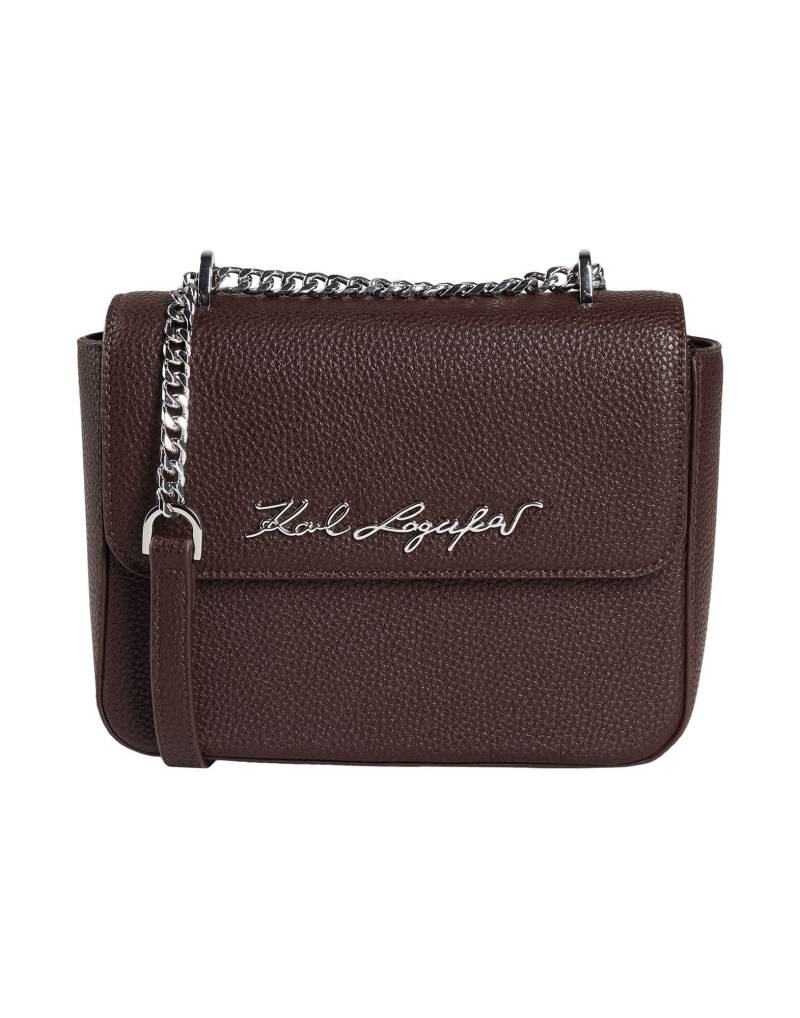 KARL LAGERFELD Umhängetasche Damen Schokobraun von KARL LAGERFELD