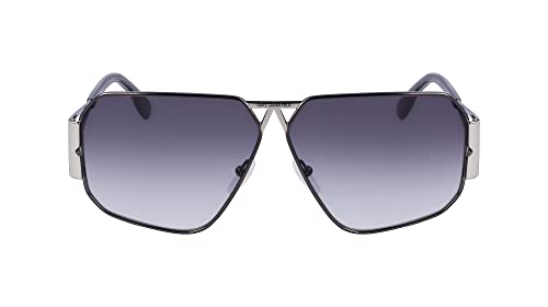 KARL LAGERFELD Unisex KL339S Sonnenbrille, Silber Glänzend, Einheitsgröße von KARL LAGERFELD