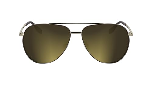 KARL LAGERFELD Unisex KL360S Sonnenbrille, Light Gold, 59 von KARL LAGERFELD