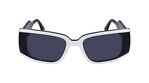 Karl Lagerfeld Unisex KL6106S Sunglasses, Black/White, Einheitsgröße von KARL LAGERFELD