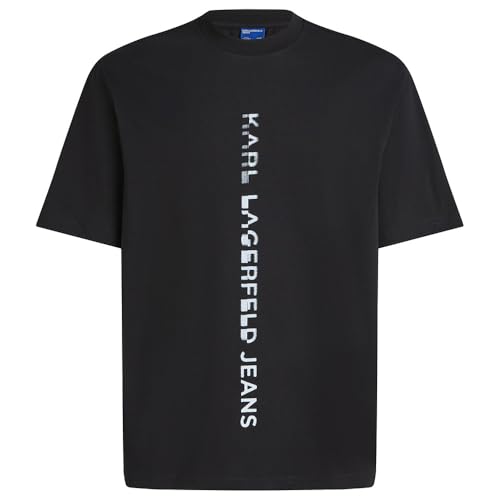 KARL LAGERFELD Vertical Logo Regular Fit T-Shirt XL von KARL LAGERFELD