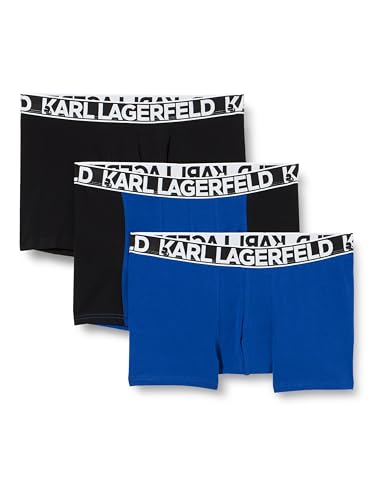 KARL LAGERFELD Voll Elastisch Trunk-Set (3X), Mazarine blau/Schwarz, L von KARL LAGERFELD