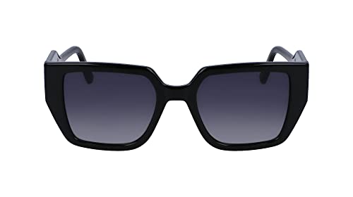 Karl Lagerfeld Women's KL6098S Sunglasses, Black, Einheitsgröße von KARL LAGERFELD