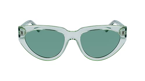 Karl Lagerfeld Women's KL6100S Sunglasses, Green, Einheitsgröße von KARL LAGERFELD