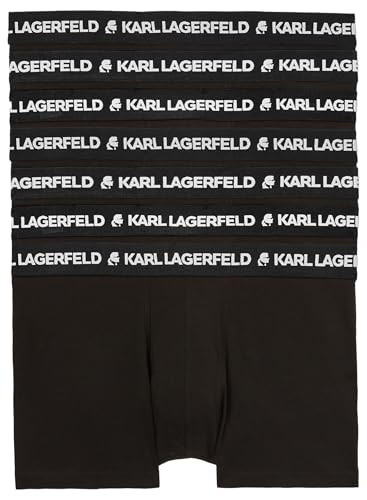 Karl Lagerfeld B.V Men's Karl Lagerfeld, Logo Set (7 Pack) Trunks, Schwarz, M von KARL LAGERFELD