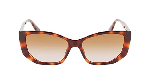 Karl Lagerfeld Damen KL6071S Sonnenbrille, Tortoise, One Size von KARL LAGERFELD