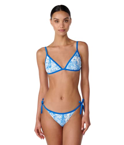 Karl Lagerfeld Paris Damen Bade-Bikiniober Bikini, Blau (French Blue), M von KARL LAGERFELD