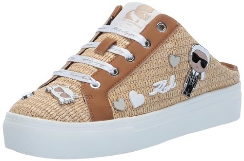 Karl Lagerfeld Paris Damen Cambria-Sneaker Mule, Natürlich, 39 EU von KARL LAGERFELD