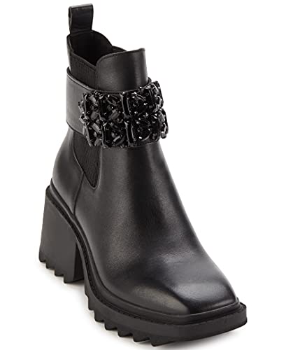 Karl Lagerfeld Paris Damen Cavin Mode-Stiefel, schwarz, 35.5 EU von KARL LAGERFELD